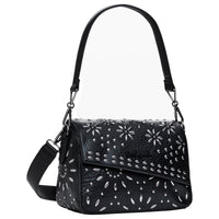 Desigual Metal Dandelion Phuket - Schultertasche Mini (black) - Markenkoffer