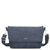 zwei Mademoiselle M60 - Sac bandoulière 33 cm (nubuck bleu)
