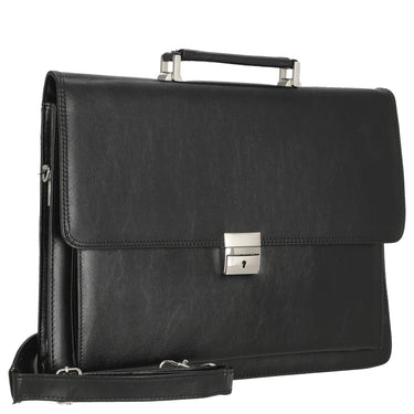 D&N Basic Line PU - Aktentasche 41 cm (schwarz) - Markenkoffer