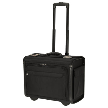 D&N Business - 2-Rollen Businesstrolley 46 cm Polyester (schwarz) - Ansicht 2