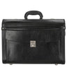 D&N Business - Pilotenkoffer 46 cm Leder (schwarz) - Markenkoffer