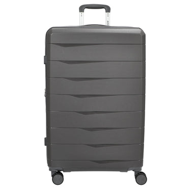 D&N Travel Line 2900 - 4 - Rollen - Trolley L 75 cm erw. (grau) - Markenkoffer