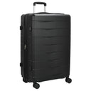 D&N Travel Line 2900 - 4 - Rollen - Trolley L 75 cm erw. (schwarz) - Markenkoffer