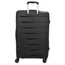 D&N Travel Line 2900 - 4 - Rollen - Trolley L 75 cm erw. (schwarz) - Markenkoffer