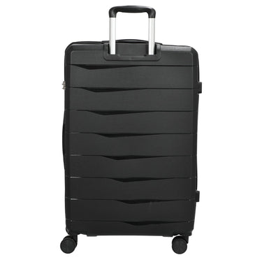 D&N Travel Line 2900 - 4 - Rollen - Trolley L 75 cm erw. (schwarz) - Markenkoffer