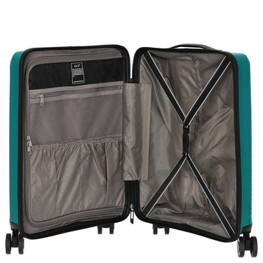 D&N Travel Line 4000 - 4 - Rollen - Kabinentrolley S 55 cm (grün) - Markenkoffer