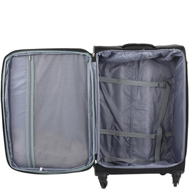 D&N Travel Line 6404 - 4 - Rollen - Trolley L 78 cm (blau) - Markenkoffer