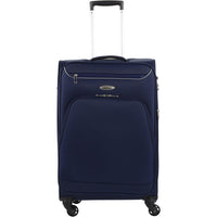 D&N Travel Line 6404 - 4 - Rollen - Trolley M 68 cm (blau) - Markenkoffer