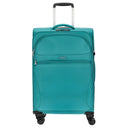 D&N Travel Line 9104 - 4 - Rollen - Trolley M 67 cm erw. (grün) - Markenkoffer