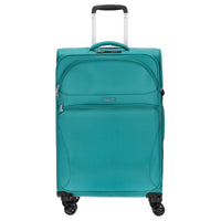 D&N Travel Line 9104 - 4 - Rollen - Trolley M 67 cm erw. (grün) - Markenkoffer