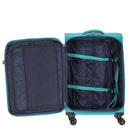 D&N Travel Line 9104 - 4 - Rollen - Trolley M 67 cm erw. (grün) - Markenkoffer