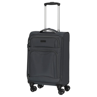 D&N Travel Line 9204 - 4-Rollen-Kabinentrolley S 55 cm (grau) - Ansicht 2