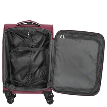 D&N Travel Line 9204 - 4 - Rollen - Kabinentrolley S 55 cm (purple) - Markenkoffer