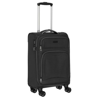 D&N Travel Line 9204 - 4-Rollen-Kabinentrolley S 55 cm (schwarz) - Ansicht 5
