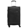 D&N Travel Line 9504 - 4 - Rollen - Trolley M 67 cm erw. (black) - Markenkoffer