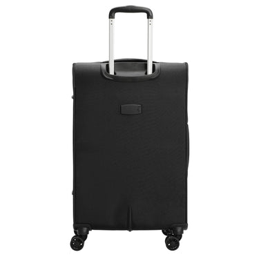 D&N Travel Line 9504 - 4 - Rollen - Trolley M 67 cm erw. (black) - Markenkoffer