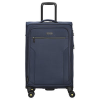 D&N Travel Line 9704 - 4-Rollen-Trolley M 68 cm erw. (dark blue)