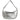 Doughnut Croissant Softies - Umhängetasche 44 cm (silver) - Markenkoffer