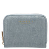 Seidenfelt Yiva - Portefeuille 2 cartes 10,5 cm (denim bleu)