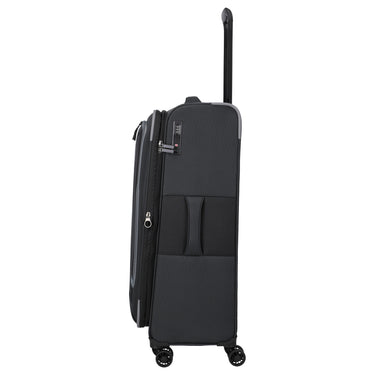 Travelite Corsiica - 4-Rollen-Trolley L 77 cm erw. (black) - Ansicht 5