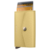 Secrid Envelope Pebble - Portefeuille 8 cartes 10,2 cm (jaune beurre)