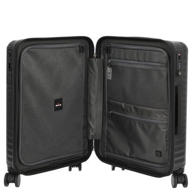 Echolac Celestra BLX - 4 Rollen - Kabinentrolley S 55 cm (schwarz) - Markenkoffer