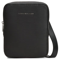 Tommy Hilfiger Business Saffiano Mini Reporter - Umhängetasche 21 cm (black)