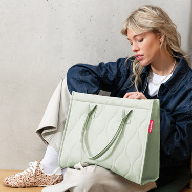 reisenthel Daily Shopper - Shopper 42 cm (puffer iced matcha) - Ansicht 4