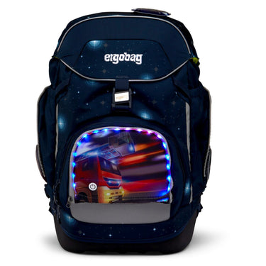 Ergobag Zubehör Pack / Cubo / Cubo light Zippies "LED" - Zip Fronttasche (Feuerwehr) - Markenkoffer