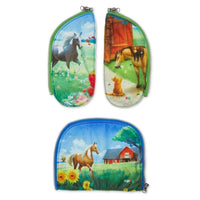 Ergobag Zubehör - Sei­ten­ta­schen - Zip­set 3tlg. (Pferd) - Markenkoffer