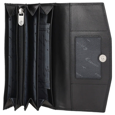 Esquire New Silk - Geldbörse 14cc 19 cm (black) - Markenkoffer