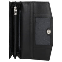 Esquire New Silk - Geldbörse 9cc 17 cm (black) - Markenkoffer