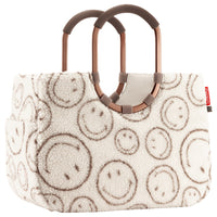 reisenthel shopping loopshopper L - Sac de courses avec anse 46 cm (smiley teddy chocolate)