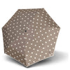 Knirps T.020 Small Manual - Parapluie de poche Regenschirm (dot art taupe)