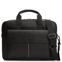 Tommy Hilfiger Central - Sacoche pour ordinateur portable 38,5 cm (noir)