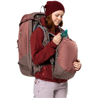 Getragen – Deuter Access Pro 60 SL - Women's Reiserucksack 66 cm (caspia-raisin)