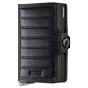 Secrid Twinwallet Emboss Lines - Porte-cartes 12cc 10,2 cm RFID (black+)
