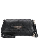 Guess Carmella Crossbody Flap - Umhängetasche 30 cm (black logo)