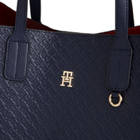 Tommy Hilfiger Icon Satchel Mono - Henkeltasche 38 cm (space blue)