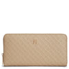 Tommy Hilfiger Icon Large Zip Mono - Portefeuille 12cc 19 cm (horseradish)