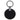Porsche Design Circle - Porte-clés 9 cm (noir)