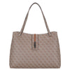 Guess Yvonne Logo Tote - Cabas L 45 cm (latte logo)