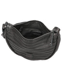 FREDsBRUDER Layer Halfmoon Bag - Umhängetasche 31 cm (black) - Markenkoffer