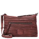 FREDsBRUDER Riffel Crossbag - Umhängetasche 27 cm (barolo red)