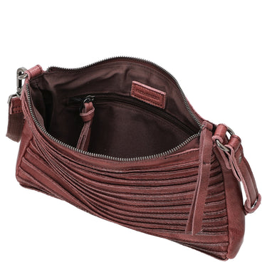 FREDsBRUDER Riffel Crossbag - Umhängetasche 27 cm (barolo red) - Ansicht 6