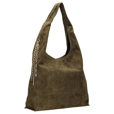 FREDsBRUDER Velvet Wild Hobo - Schultertasche 39 cm (khaki) - Markenkoffer