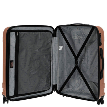 Gabol Bari - 4 - Rollen - Trolley M 65 cm erw. (rosa) - Markenkoffer