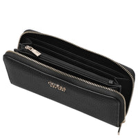 Guess Brenton SLG Large Zip Around - Geldbörse 12cc 20.5 cm (black) - Markenkoffer