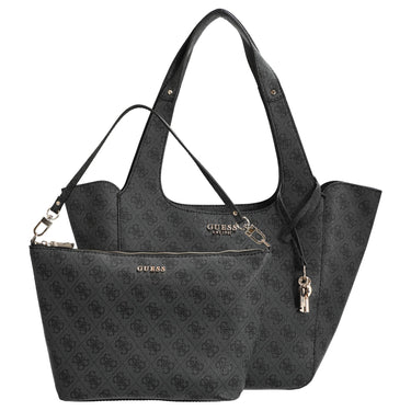 Guess Calista 2 in 1 Tote - Shopper 26 cm (coal logo) - Markenkoffer