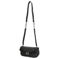 Guess Dea Flap - Umhängetasche (coal logo) - Markenkoffer